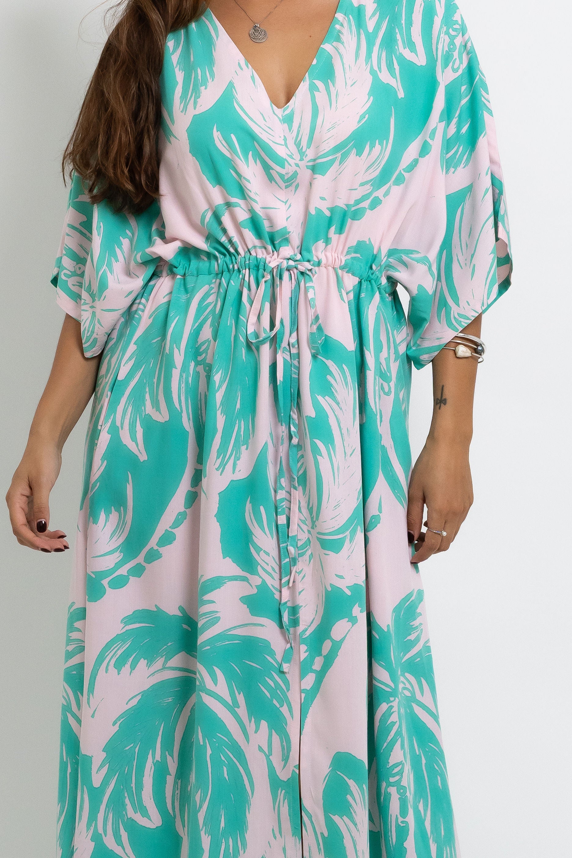 Pink Jade Coconut Swell Rene Kaftan