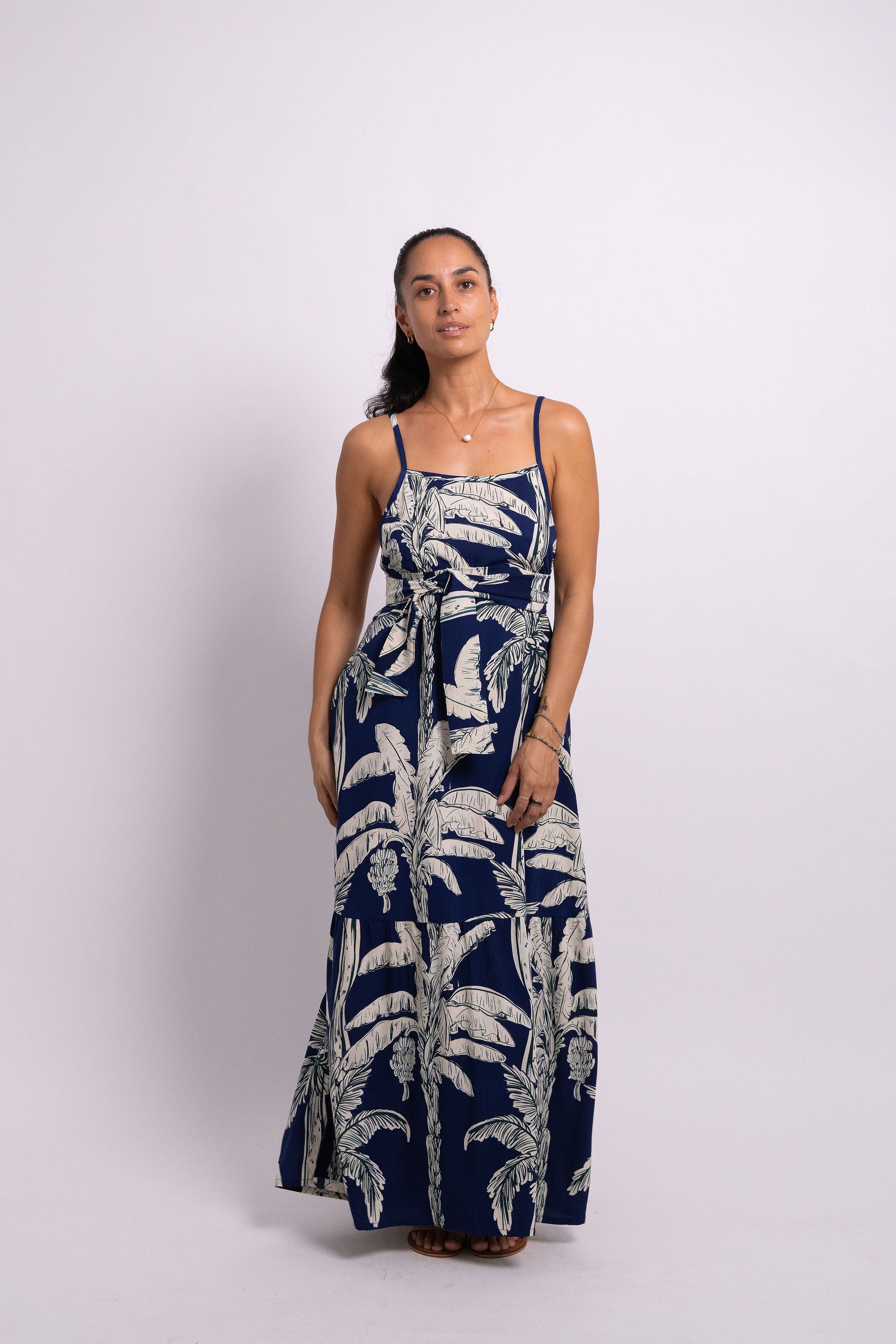 Navy Coco Palm Rama Maxi