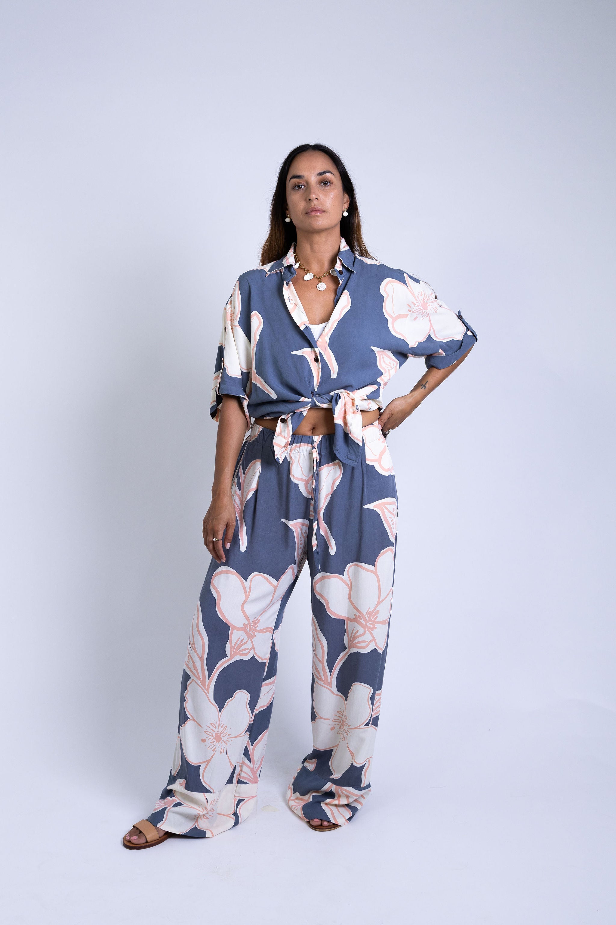 Navy Rara Grace Pant