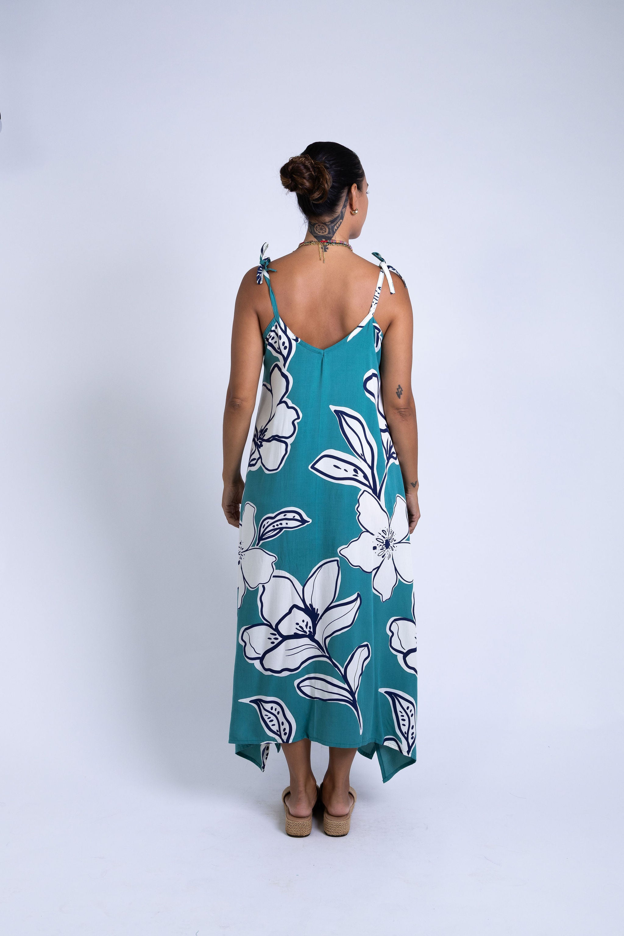 Teal Rara Motu Maxi Dress