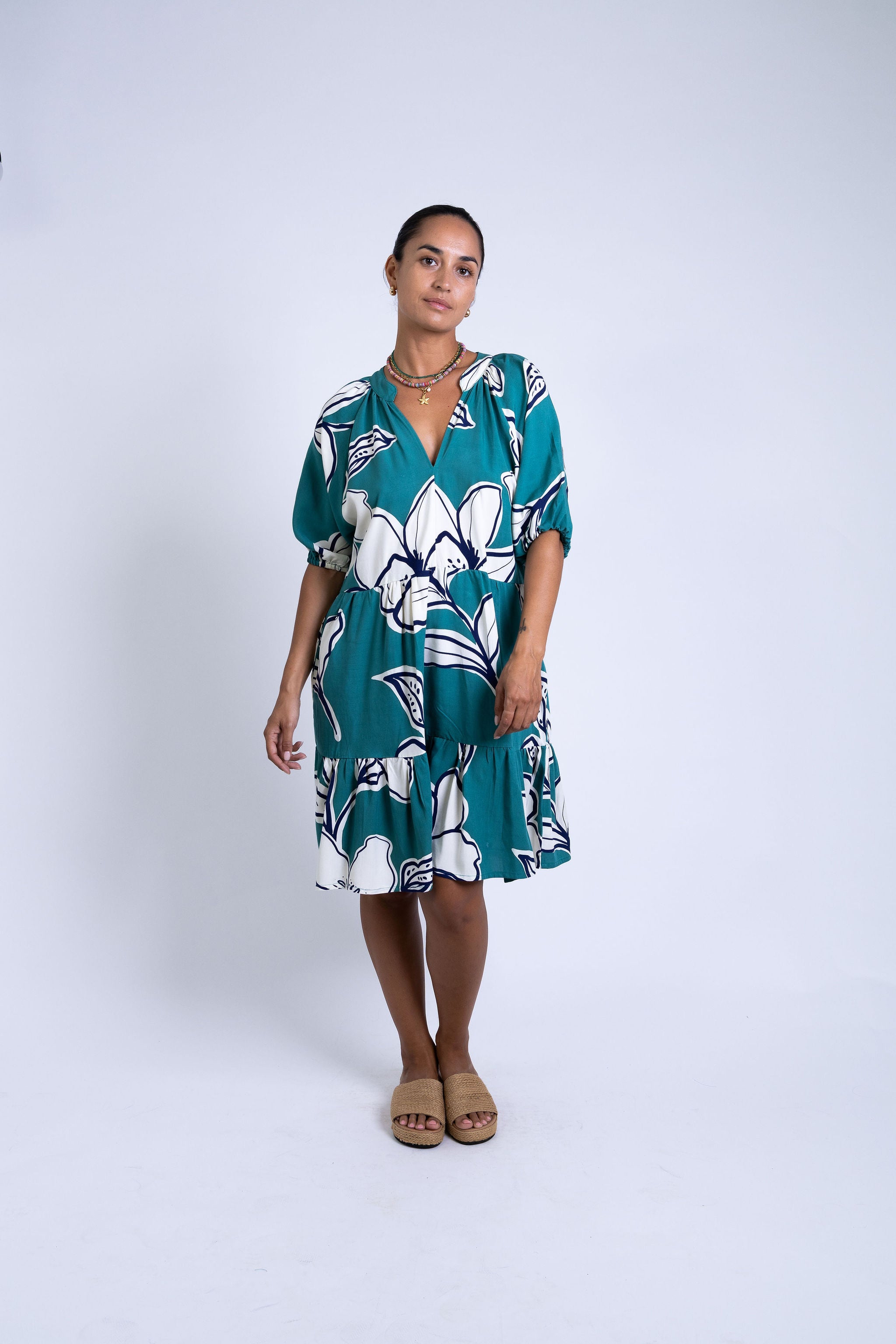 Teal Rara Ava Dress
