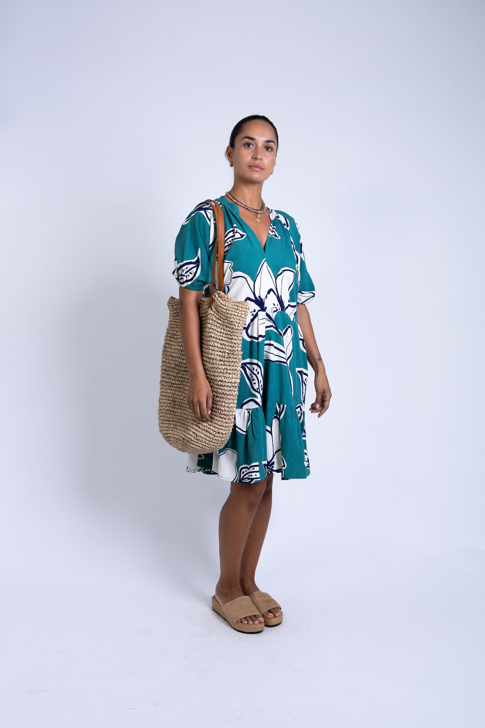 Teal Rara Ava Dress