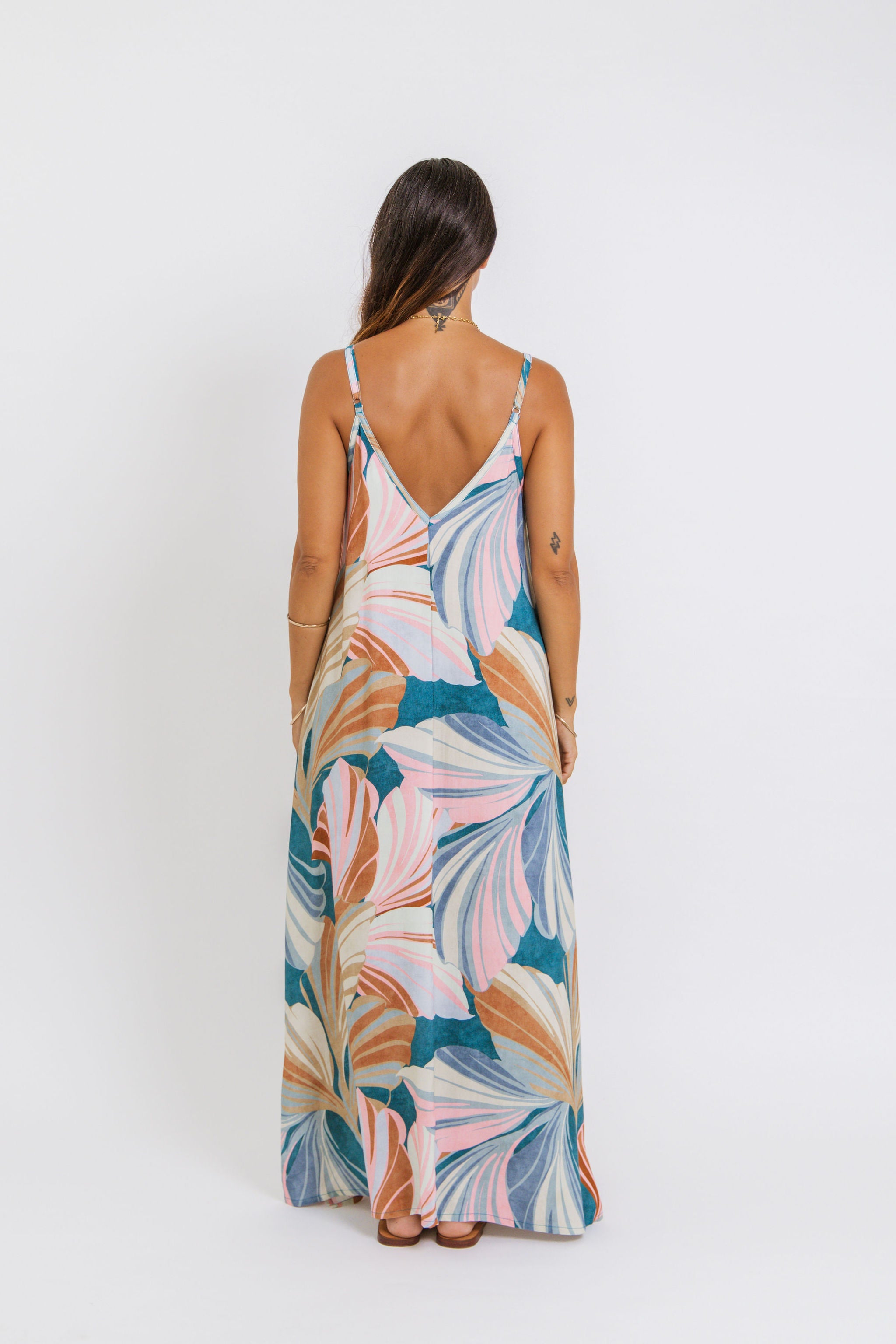 Summer Sunset Breeze Maria Maxi Dress