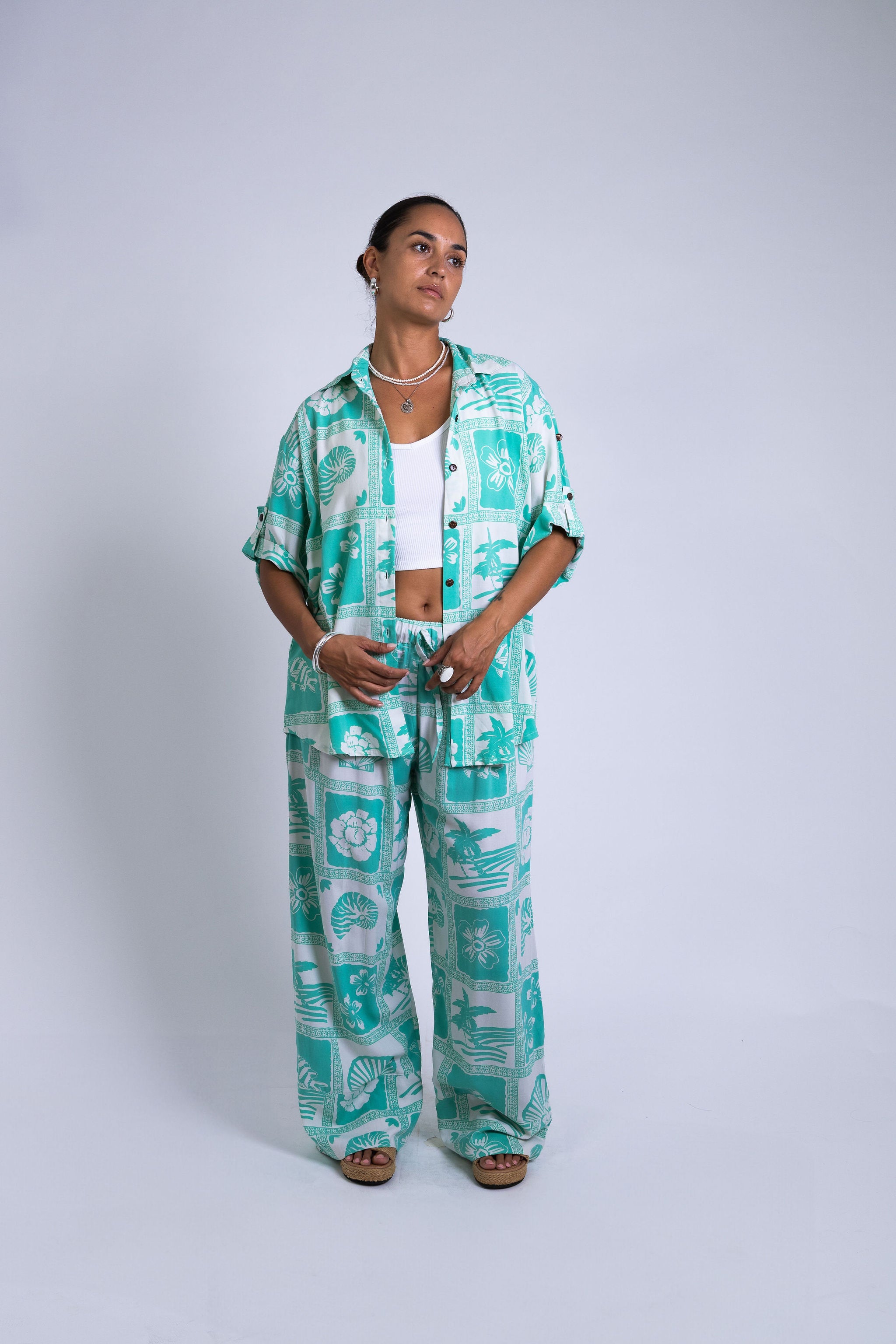 Mint Vaca Scarlett Shirt